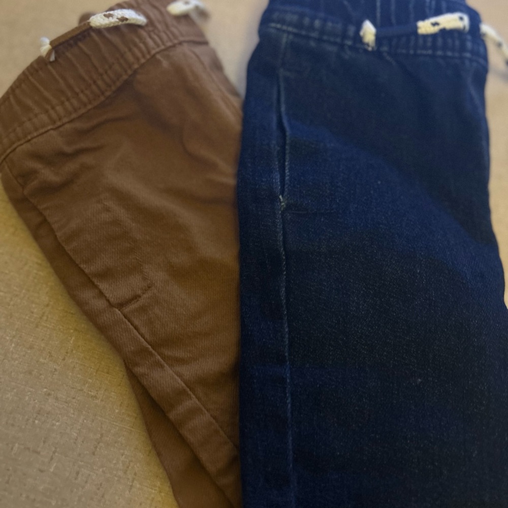 Garanimals Brown and Blue Kids Jeans